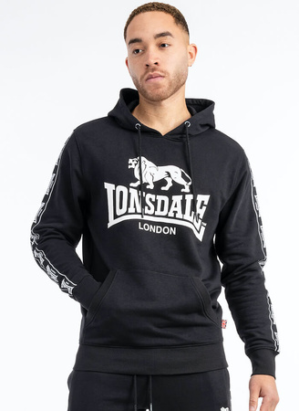 Bluza LONSDALE SCOUSBURGH czarna kaptur