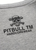 T-shirt PIT BULL SKULL WEAR 21 szary