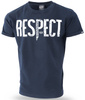 T-shirt DOBERMANS RESPECT TS280 granatowy