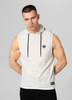 Tank top z kapturem PIT BULL SPANDEX MERCADO HILLTOP biały