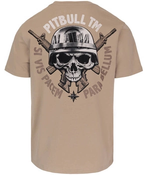 T-shirt PIT BULL PARA BELLUM sand savana