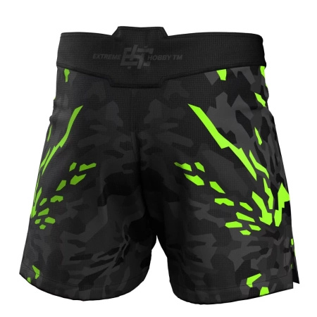 Spodenki athletic EXTREME HOBBY BLACK PANTHER limonkowe