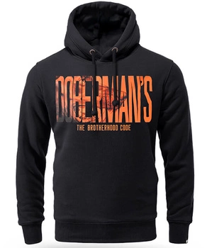 Bluza DOBERMANS BROTHERHOOD CODE BK388 kaptur czarna