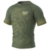 Short sleeve rashguard EXTREME HOBBY BADGE khaki