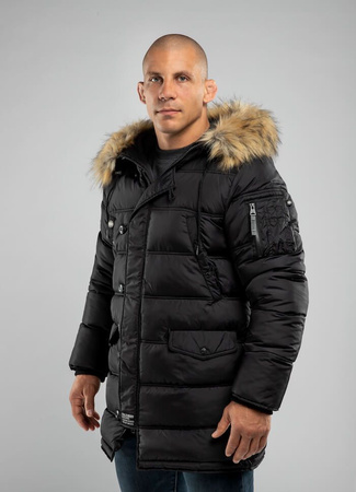 Kurtka parka PIT BULL KINGSTON czarna