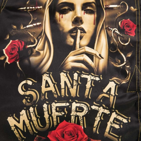 Spodenki Grappling EXTREME HOBBY SANTA MUERTE czarny