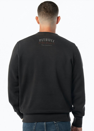 Bluza PIT BULL Washed STRENGTH & RESPECT czarna prosta