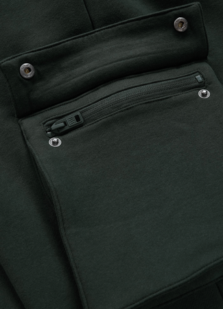 Spodnie dresowe bojówki PIT BULL CYPRESS SPORT zielone (dark green)
