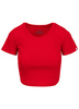 T-shirt damski PIT BULL Rib CROPPED WMN czerwony