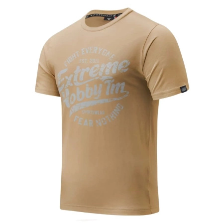 T-shirt EXTREME HOBBY WHEEL beżowy