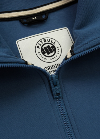 Bluza PIT BULL SAMPSON niebieska (petrol blue) stójka