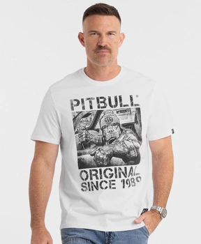T-shirt PIT BULL DRIVE 170 biały