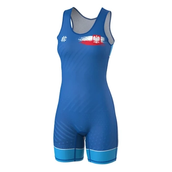 Trykot Zapaśniczy Damski Polska Prime