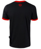 T-shirt PRETORIAN BACK TO CLASSIC czarno-czerwony