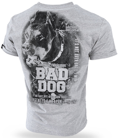 T-shirt DOBERMANS BAD DOG TS310 szary