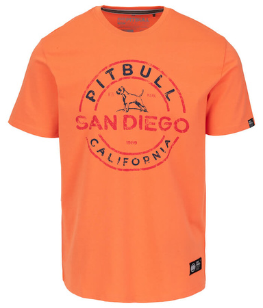 T-shirt PIT BULL SAN DIEGO INS. fluo orange