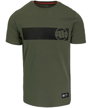 T-shirt PIT BULL SLIM FIT CASINO 190 spandex oliwkowy