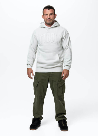 Bluza PIT BULL WASHED ORLANDO white stone kaptur