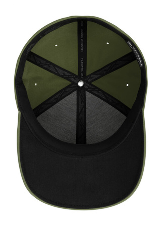 Czapka PIT BULL FULL CAP HILLTOP STRETCH FITTED oliwkowa