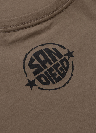 T-shirt PIT BULL SAN DIEGO SUN dark brown