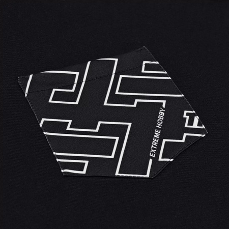 T-shirt EXTREME POCKET CRUCIAL czarny