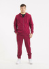 Bluza PIT BULL Tricot Terry TAPE NUGGET bordowa rozpinana