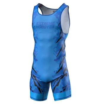 Trykot Zapaśniczy EXTREME HOBBY BLACK PANTHER niebieski