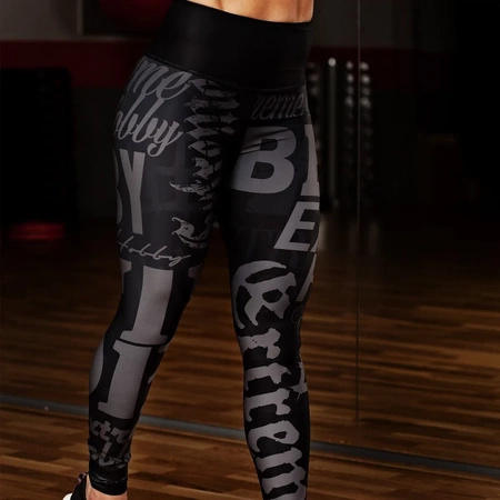 Legginsy Sportowe Damskie Letters