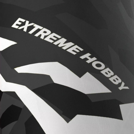 Legginsy męskie EXTREME HOBBY BLACK PANTHER czarno-białe