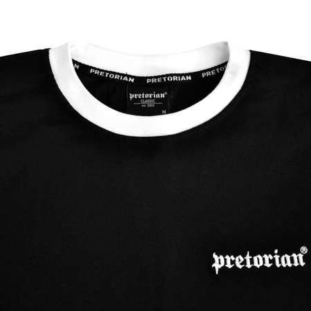 T-shirt PRETORIAN SMALL LOGO czarny