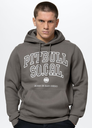 Bluza PIT BULL SO CAL taupe kaptur