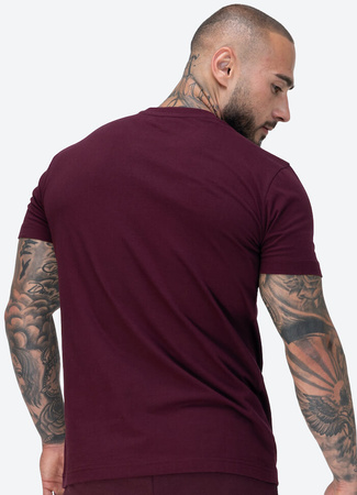 T-shirt LONSDALE DUKINFIELD bordowy