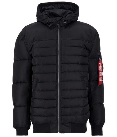 Kurtka ALPHA INDUSTRIES HOODED PUFFER FN czarna 138117 03