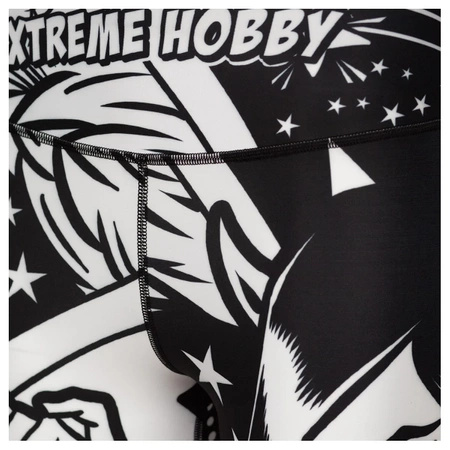 Legginsy sportowe damskie EXTREME HOBBY COMICS czarny