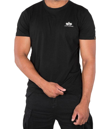 T-shirt ALPHA INDUSTRIES SMALL LOGO czarny 188505 03