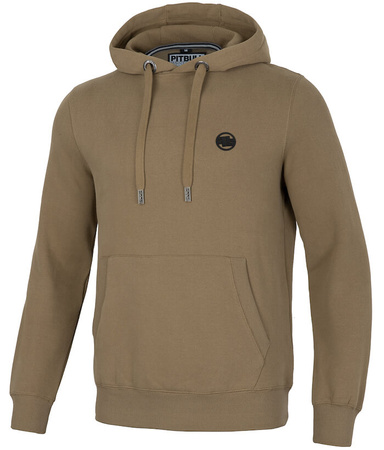 Bluza PIT BULL SMALL LOGO brązowa (coyote brown) kaptur