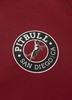 Bluza PIT BULL Tricot Terry SAN DIEGO CA bordowa prosta