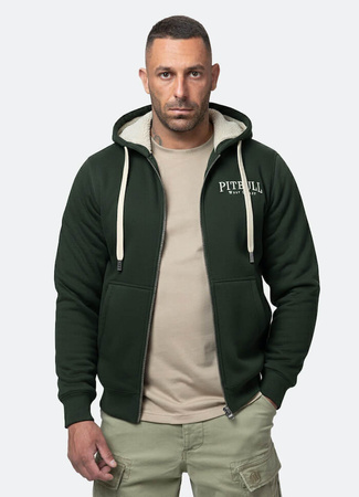 Bluza/kożuch PIT BULL RUFFIN DETROIT dark green rozpinana