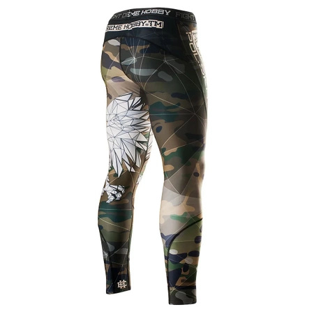 Legginsy Sportowe Męskie Polska Camo