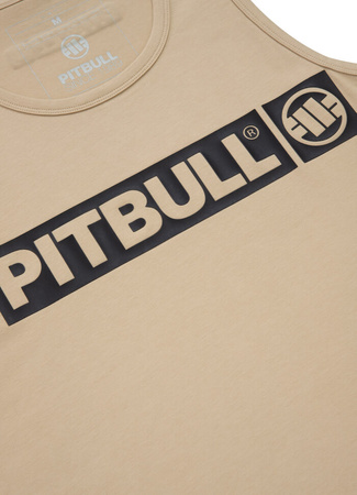 Tank top PIT BULL SLIM FIT HILLTOP beżowy (pale sand)