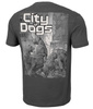 T-shirt PIT BULL CITY OF DOGS grafitowy