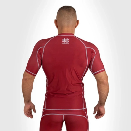 Short sleeve rashguard EXTREME HOBBY TRACE czerwony