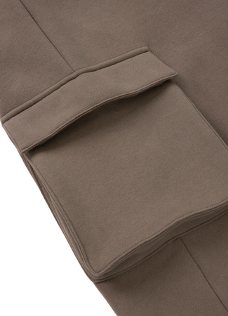 Spodnie dresowe bojówki PIT BULL CYPRESS SPORT brązowe (brown)