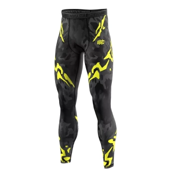 Legginsy Sportowe Męskie Black Panther