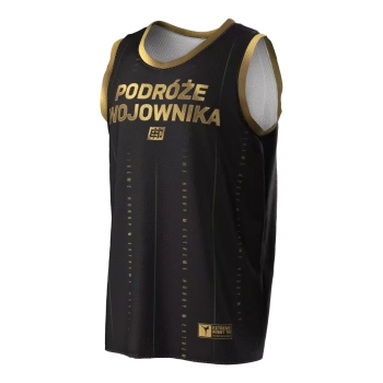 Tank Top Koszykarski EXTREME HOBBY PODRÓŻE WOJOWNIKA czarny