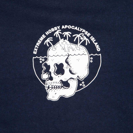 T-shirt EXTREME HOBBY SKULL ISLAND granatowy