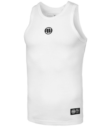 Tank top PIT BULL RIB SMALL LOGO biały