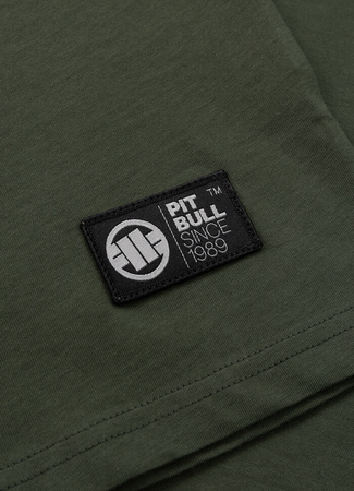 T-shirt PIT BULL TROUBLEMAKER old green