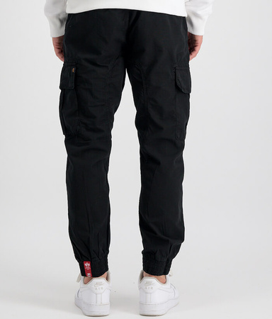 Spodnie ALPHA INDUSTRIES RIPSTOP JOGGER czarne 116201 03