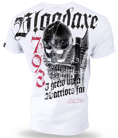 T-shirt DOBERMANS BLOODAXE TS190 biały